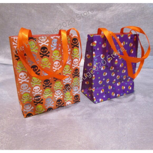 Papyrus Mini Treat Bags-favor - Halloween  *BUNDLE OF 3 PACKS*   2 Designs- New - Picture 2 of 10
